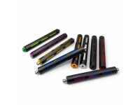 Spar-Set Echtcarbon Sleeve glanz 12-Loch + ELOX Gepäckträgerstange für S51 S50