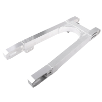 CNC Alu Schwinge +30mm für Simson S51 S50 Aluminium Tuning Schwinge Silber