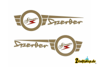 Abziehbild Simson Sperber Premium DDR Tank