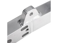 CNC Alu Schwinge für Simson S51 S50 Aluminium Tuning Schwinge Silber mit Kettenschleifer