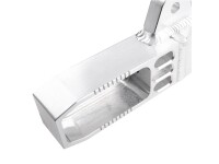 CNC Alu Schwinge für Simson S51 S50 Aluminium Tuning Schwinge Silber mit Kettenschleifer