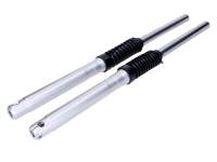 Telegabelholm Satz silber mit Faltenbalg für Simson S50, S51, S53, S70, S83