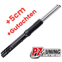 PZ Scheibenbremstelegabel lange Version (+5cm) Schwarz...