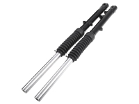 Premium Telegabel Schwarz lang für Scheibenbremse Simson SR50 SR80 S51 S50