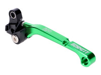 Bremshebel Kupplungshebel Set Schmitt Handanker CNC Aluminium schwarz-grün für Simson S50, S51, S53, KR51/2, SR50, SR80