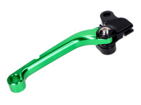 Bremshebel Kupplungshebel Set Schmitt Handanker CNC Aluminium schwarz-grün für Simson S50, S51, S53, KR51/2, SR50, SR80