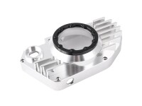 CNC Kupplungsdeckel für Simson S51 SR50 Silber-Schwarz