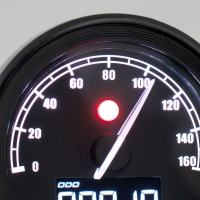 KOSO D48 TNT-05 Tachometer 160 km/H ABE schwarz