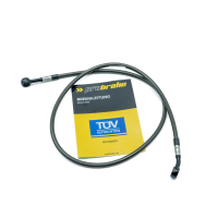 Stahlflex Bremsleitung Schwarz-Carbon Look 95cm mit...