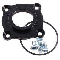 CNC Dichtkappe Schwarz  mit O-Ring f. Motor S51, S70,...