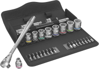 Wera 8100 SB 8 Zyklop Metal Knarrensatz 3/8”...